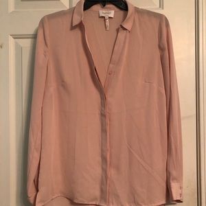 Pink Chiffon Blouse